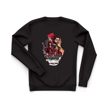 دورس پنبه ای مشکی  مانی هیست Money Heist