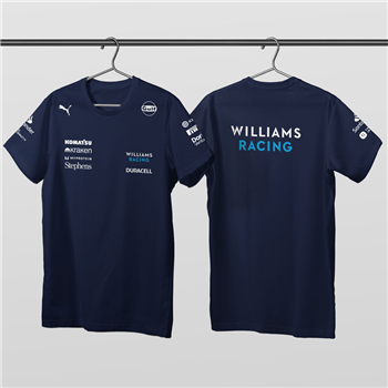 تیشرت پنبه ای سرمه ای ویلیامز فرمول یک