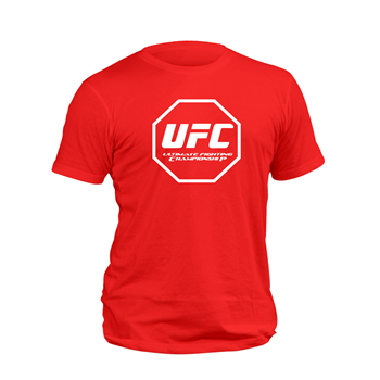 تیشرت پنبه ای قرمز UFC