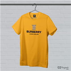 تیشرت پنبه ای زرد Burberry