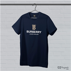 تیشرت پنبه ای سرمه ای Burberry