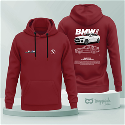 هودی پنبه ای آلبالویی BMW X6