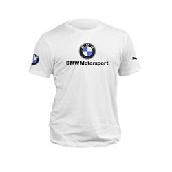 تیشرت پنبه ای سفید BMW