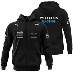سویشرت زیپدار مشکی ویلیامز فرمول یک 