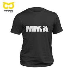 تیشرت پنبه ای مشکی MMA