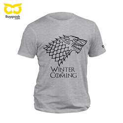 تیشرت طوسی winter is coming