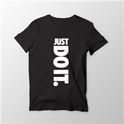 تیشرت پنبه ای مشکی Just Do IT
