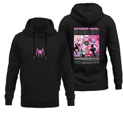 هودی پنبه ای مشکی دختر عنکبوتی