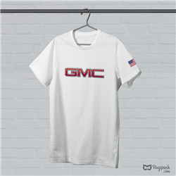 تیشرت پنبه ای سفید GMC