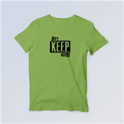 تیشرت پنبه ای صدری Just keep going