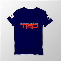 تیشرت پنبه ای سرمه ای تویوتا TRD