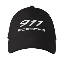 کلاه کتان مشکی 911 پورشه (گلدوزی)