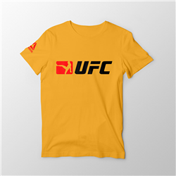 تیشرت پنبه ای زرد ufc