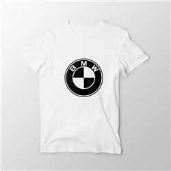 تیشرت پنبه ای سفید BMW vip
