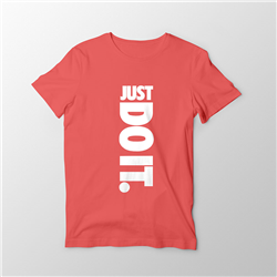 تیشرت پنبه ای صورتی Just Do IT