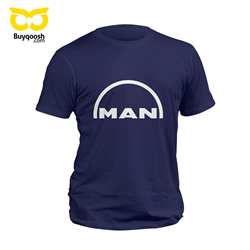 تیشرت پنبه ای سرمه ای man