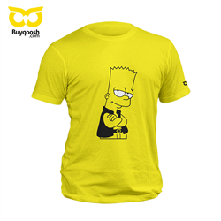 تیشرت پنبه ای زرد Simpsons Cool