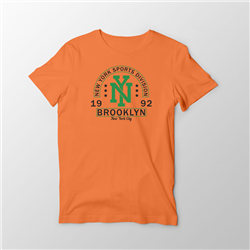 تیشرت پنبه ای نارنجی NY