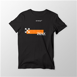 تیشرت پنبه ای مشکی OFF-WHITE
