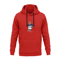 هودی پنبه ای قرمز خرس پولو