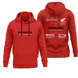 هودی پنبه ای قرمز هوندا 