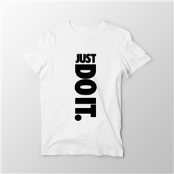 تیشرت پنبه ای سفید Just Do IT