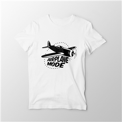 تیشرت پنبه ای سفید airplane