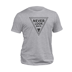تیشرت پنبه ای طوسی never look back