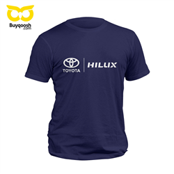 تیشرت پنبه ای سرمه ای تویوتا Hilux
