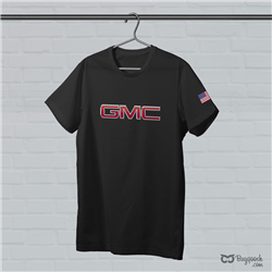 تیشرت پنبه ای مشکی GMC