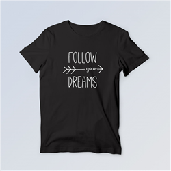 تیشرت پنبه ای مشکی Dreams