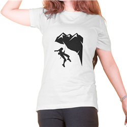 تیشرت پنبه ای سفید women climber