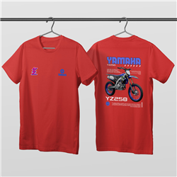 تیشرت پنبه ای قرمز یاماها YZ250