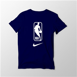 تیشرت پنبه ای سرمه ای NBA