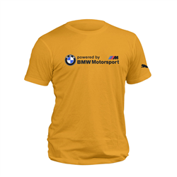 تیشرت پنبه ای خردلی BMW motorsport