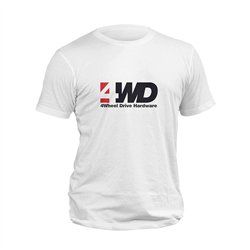 تیشرت پنبه ای سفید 4wd