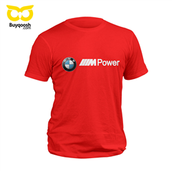 تیشرت پنبه ای قرمز BMW POWER