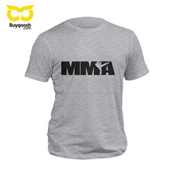 تیشرت پنبه ای طوسی MMA