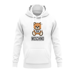 هودی پنبه ای سفید moschino