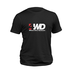 تیشرت پنبه ای مشکی 4wd