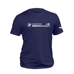 تیشرت پنبه ای سرمه ای BMW motorsport