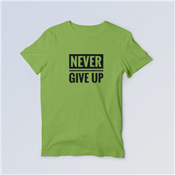 تیشرت پنبه ای صدری Never give up