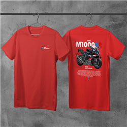تیشرت پنبه ای قرمز موتور BMW M1000RR