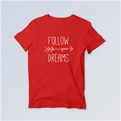 تیشرت پنبه ای قرمز Dreams