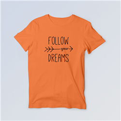 تیشرت پنبه ای نارنجی Dreams