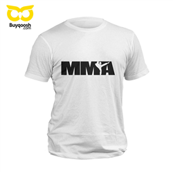 تیشرت پنبه ای سفید MMA