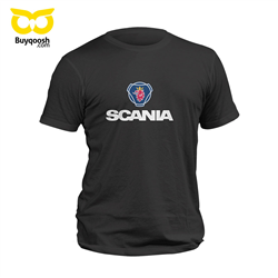 تیشرت پنبه ای مشکی scania