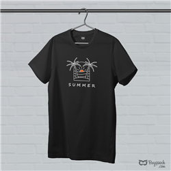 تیشرت پنبه ای مشکی summer