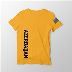 تیشرت زرد آذربایجان 