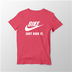 تیشرت پنبه ای صورتی Just Ride It